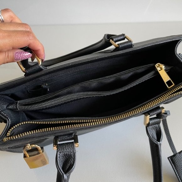 Aldo Black Satchel Handbag and Crossbody Bag - Picture 10 of 10